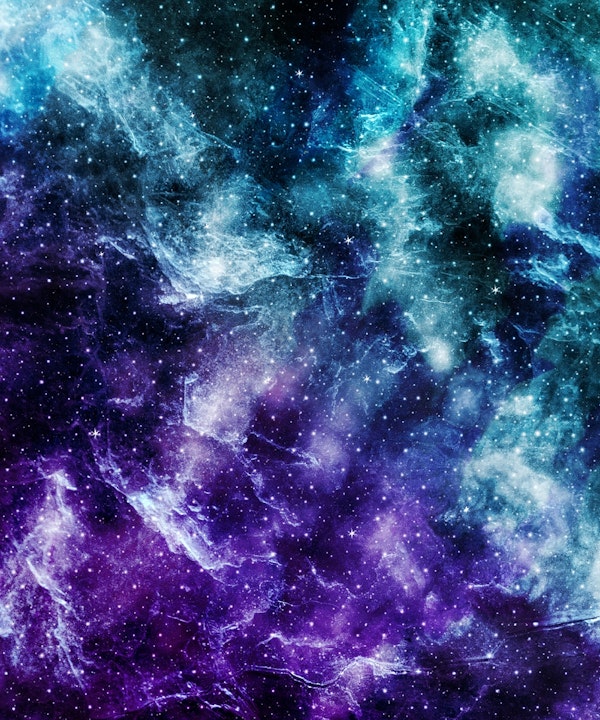 Purple Teal Galaxy Nebula 5