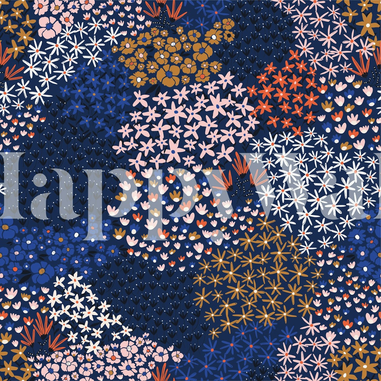 E L L A Flowers wallpaper design