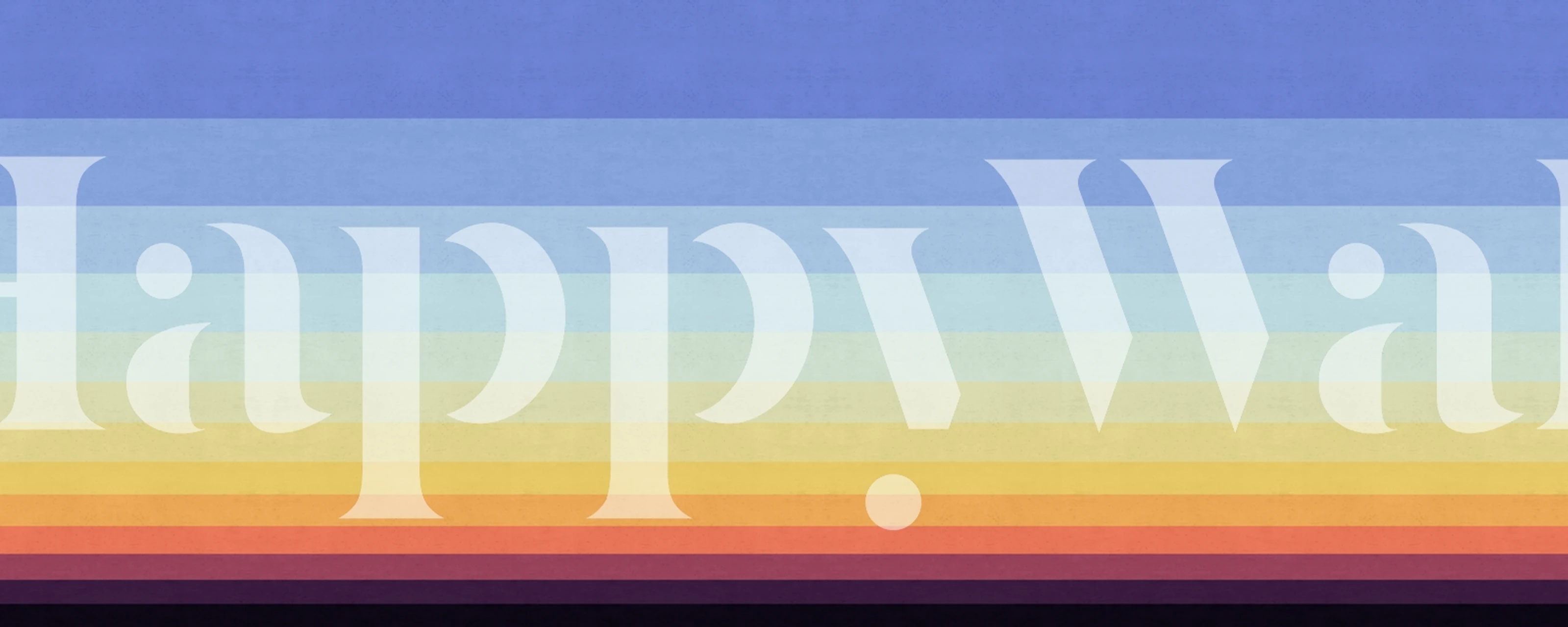 Papier peint Gradient Landscape II dans une pièce