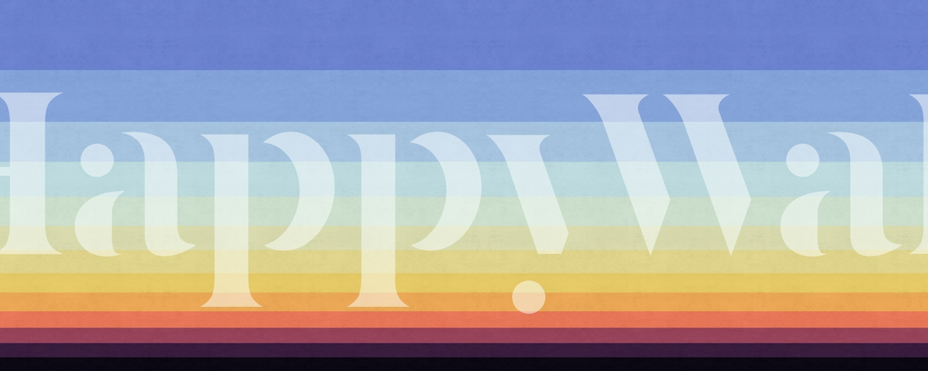 Tapeta Gradient Landscape II w pokoju