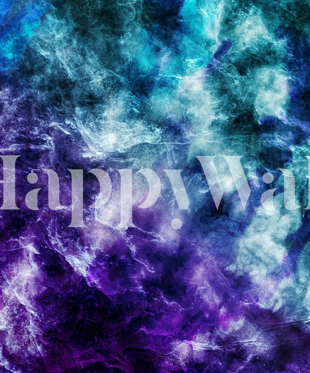 Purple and teal abstract galaxy marble wallpaper