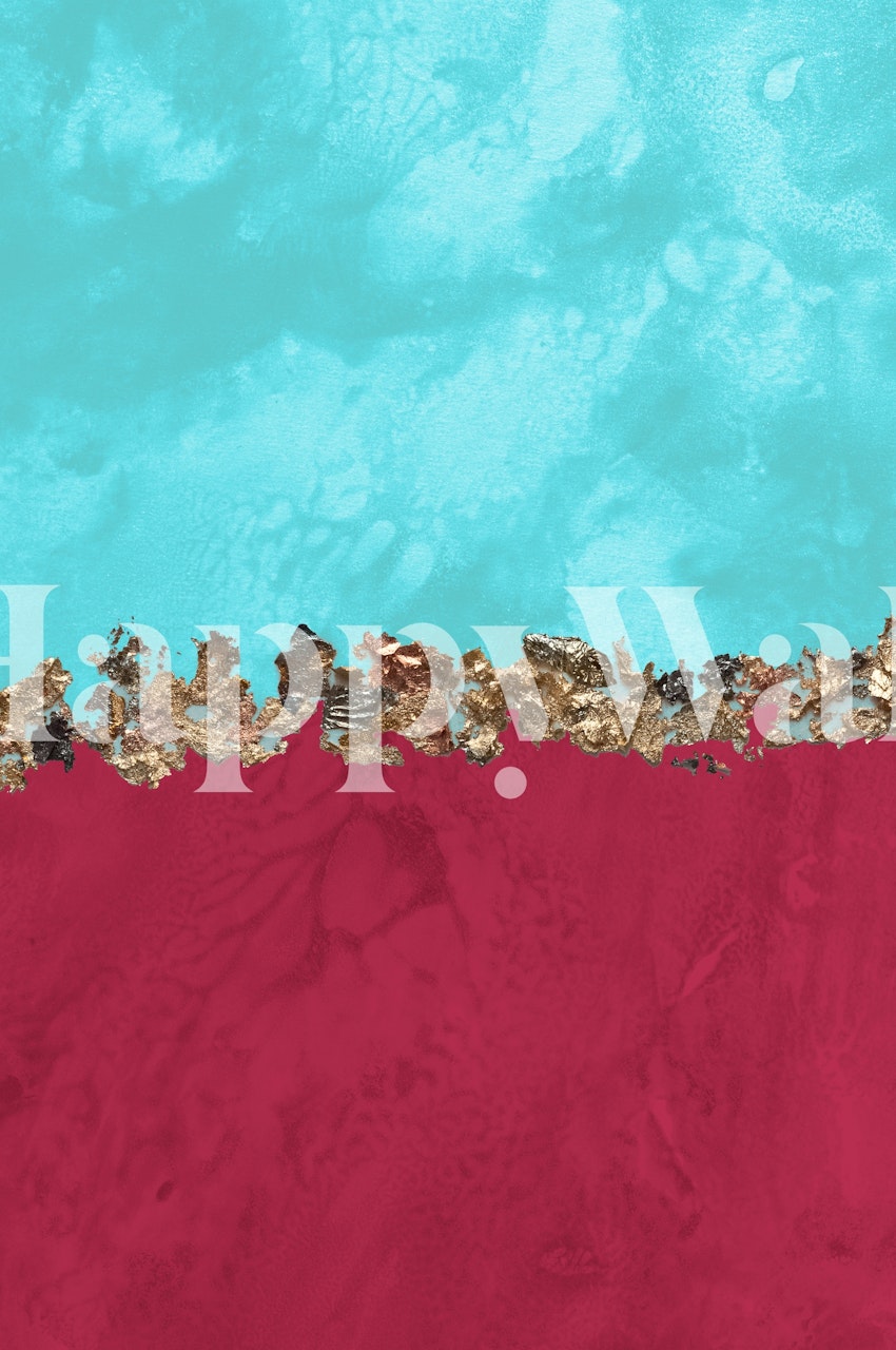 Day Night Abstract Gold 4 wallpaper in a room