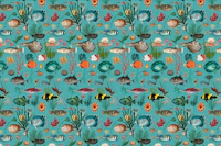 Oceania in turqoise blue tapety