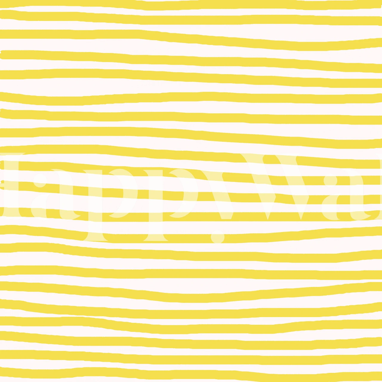 Papier peint rayé IlluminatingYellow Stripes clair dans une pièce