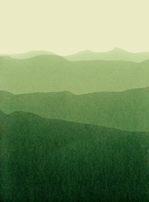 gradient landscape green