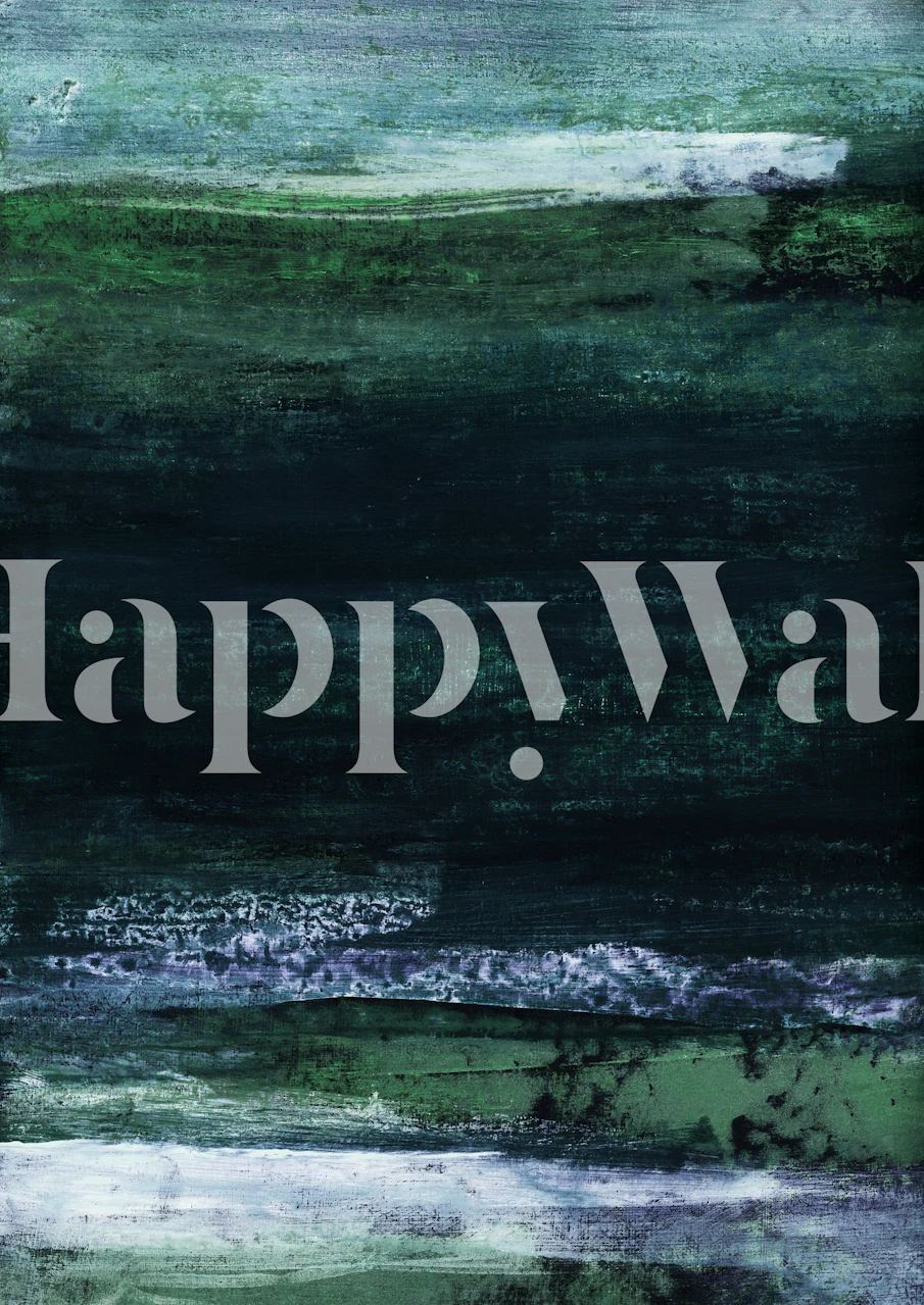 Dark green and black abstract textured wallpaper