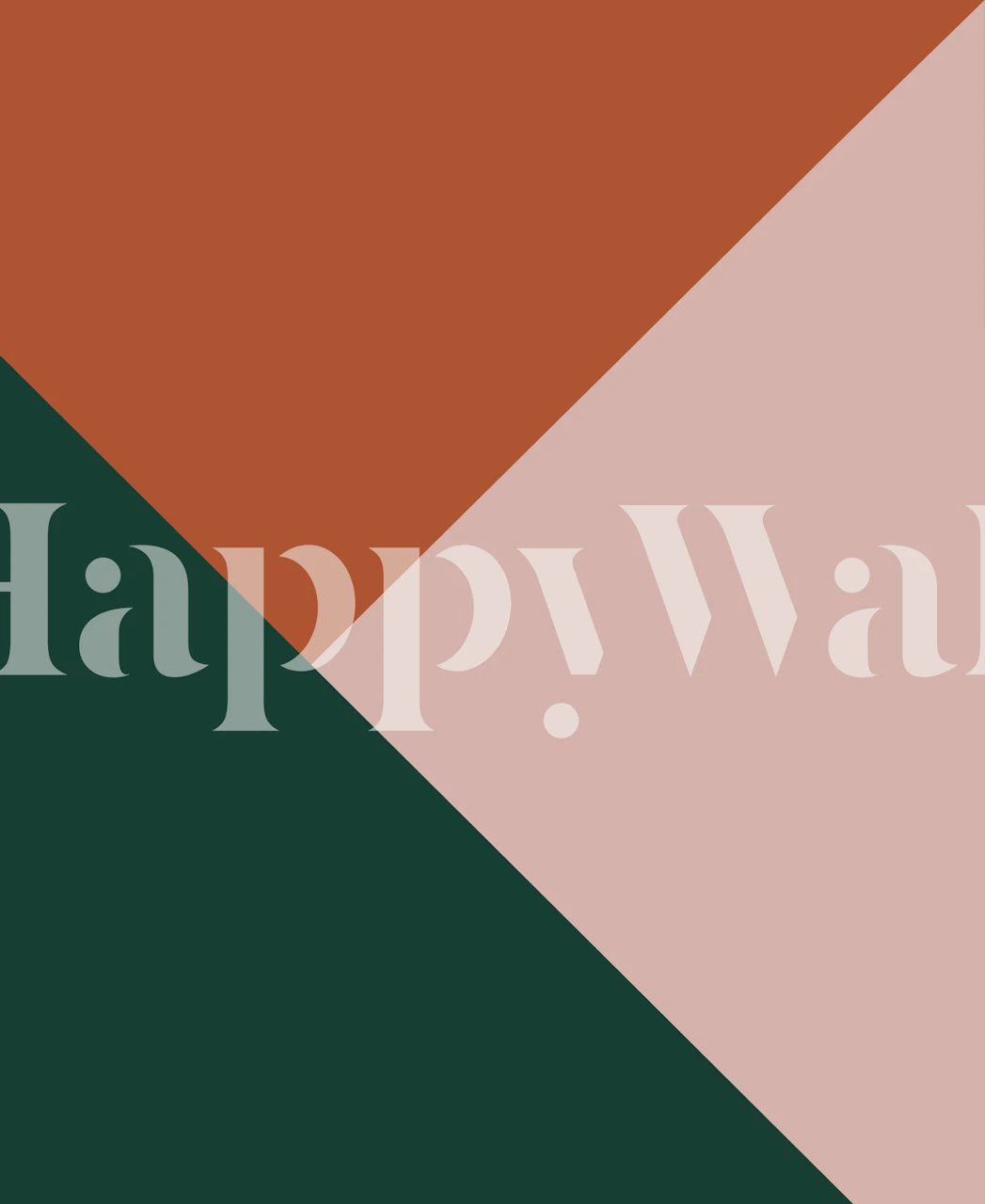 papel pintado Geometric Summer Delight 2 en una habitación