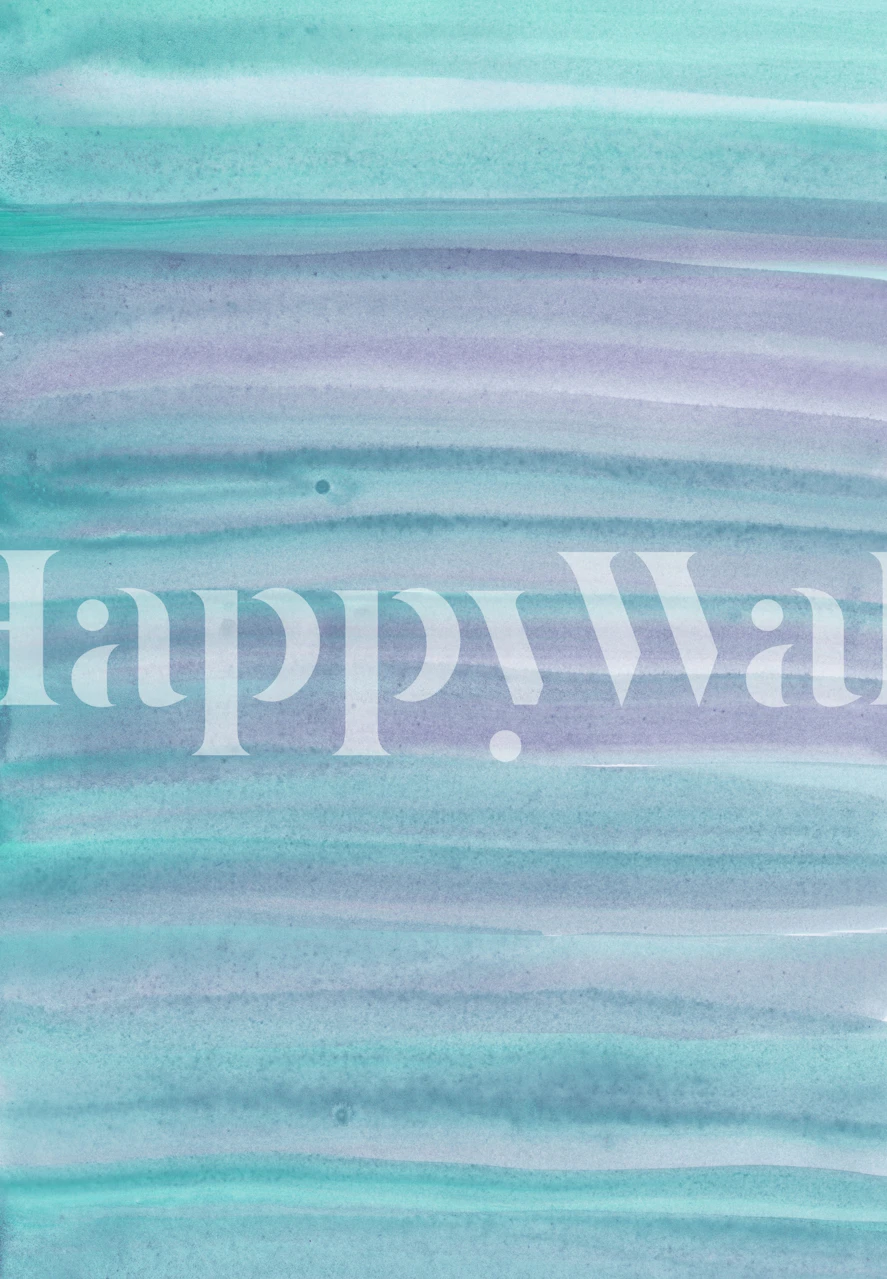 Blue and purple abstract watercolor stripes wallpaper