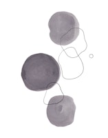 Circles Line Art Abstract 1 tapeta