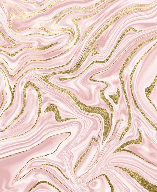 Blush Pink Gold Marble 1