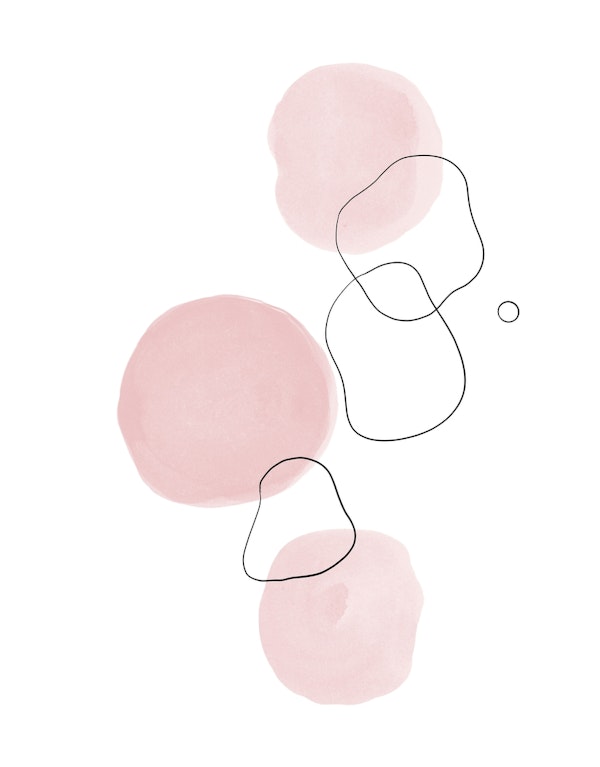 Minimal Circles Line Art 2