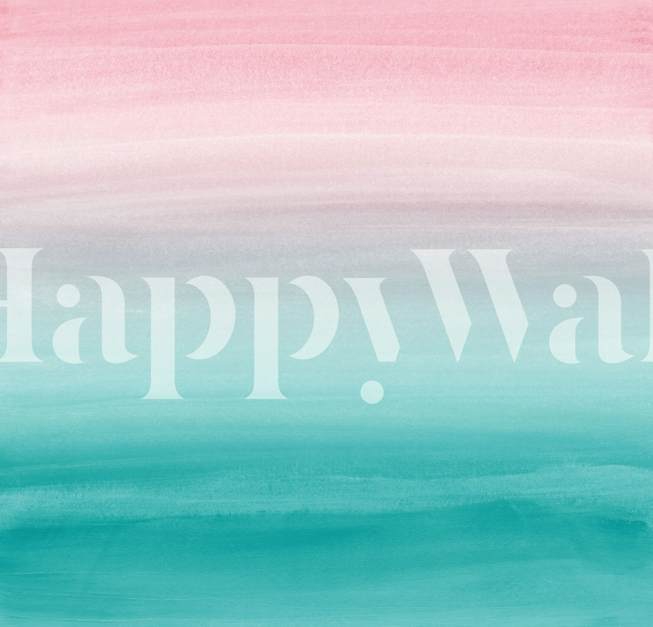 Carta da parati ad acquerello pastello in una stanza