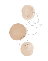 Minimal Circles Line Art 3 tapeta