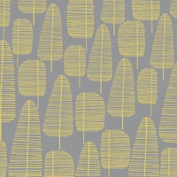 Mid Century Modern Forest wallpaper
