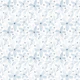 Light Blue Ink Floral Pattern
