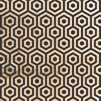 Wood Texture Hexagon Damask wallpaper