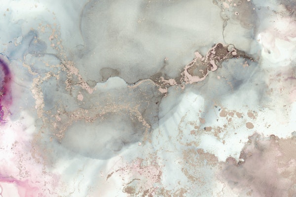 Alcohol Ink Blush Grey Marble