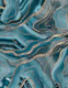 Blue Gray Agate Gold Glitter 1