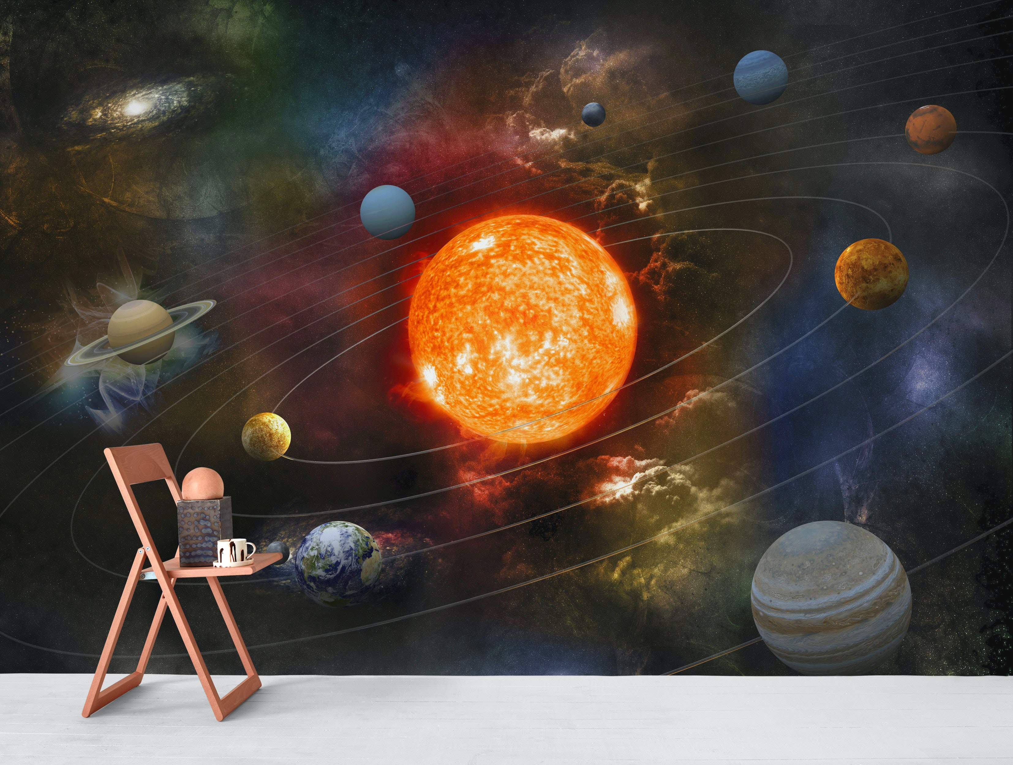Solar System Wall Mural