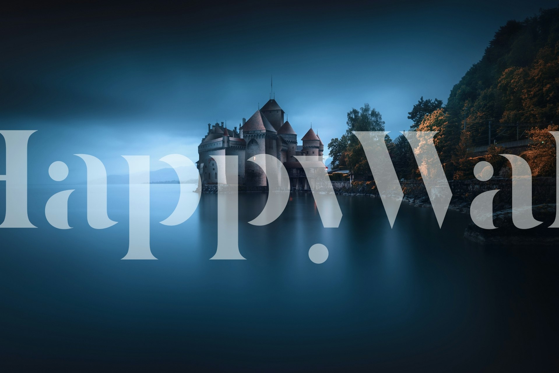 Light fortification 2 wallpaper in a room