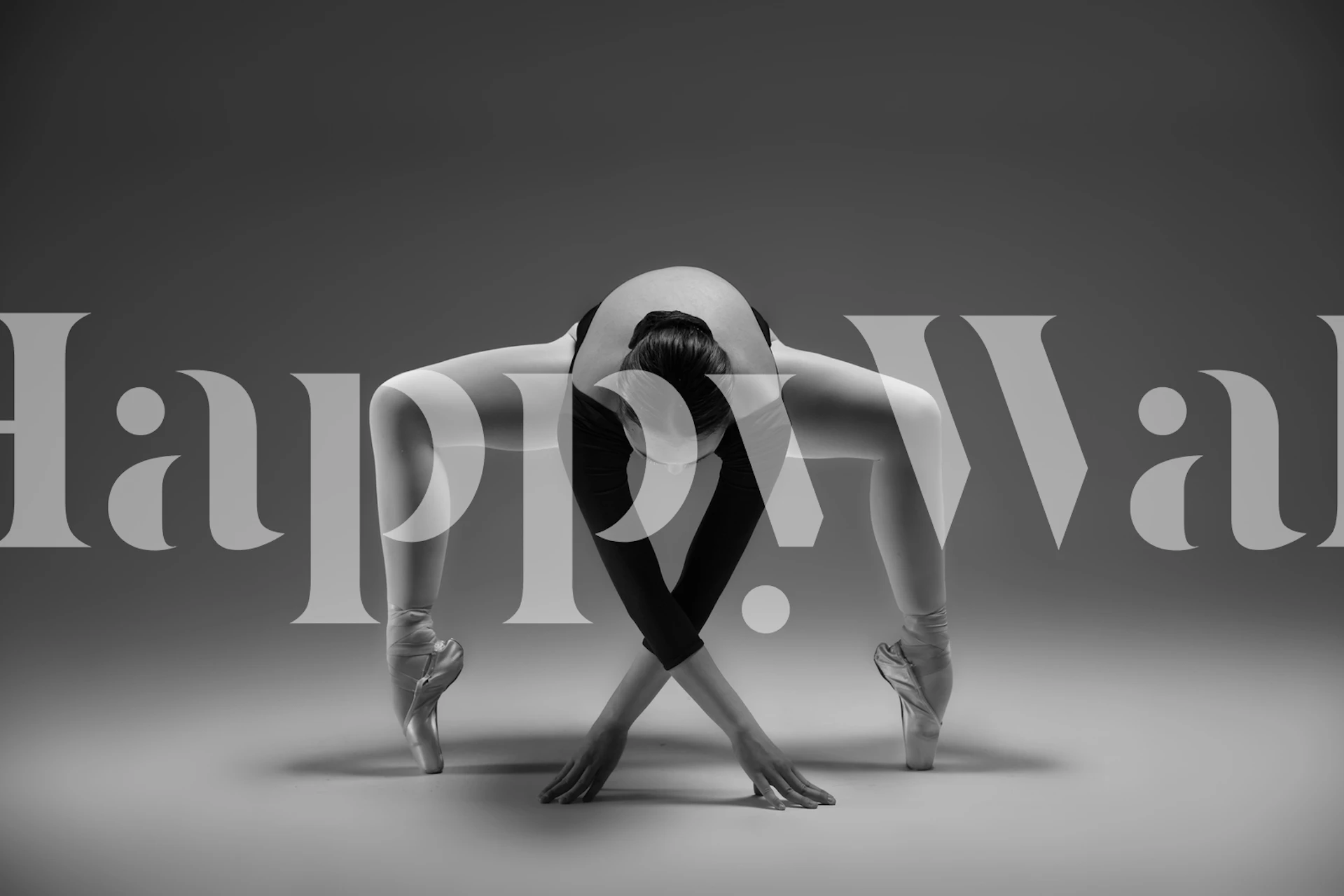 Jednobarevná fototapeta s klidnou a půvabnou postavou