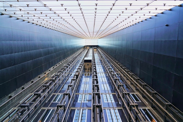 skyscraper elevators