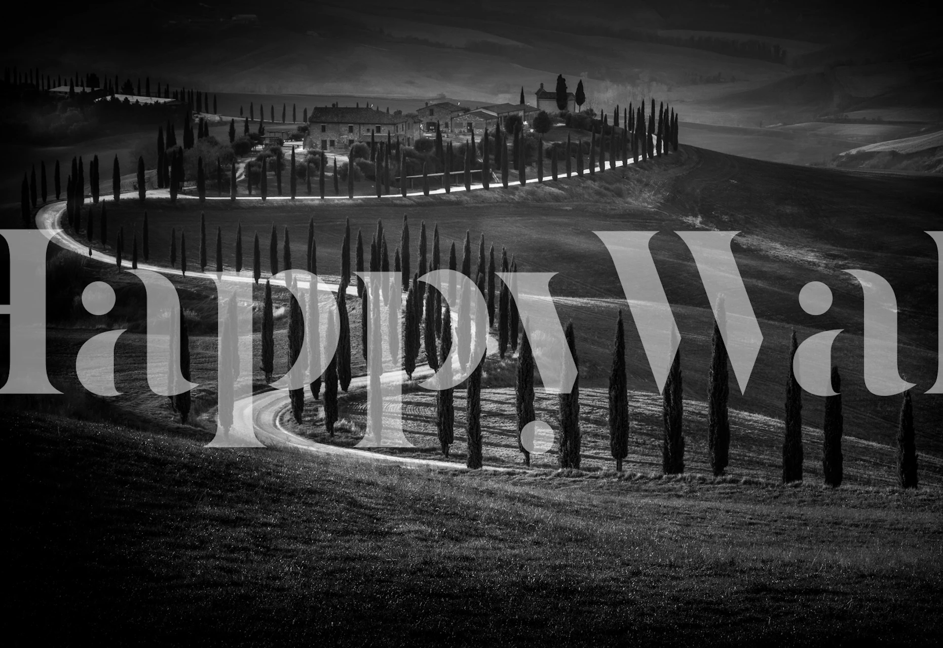 Podere Baccoleno wallpaper in a room