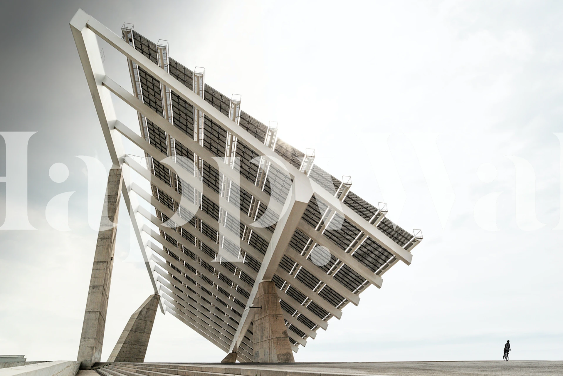 Papel tapiz Biker exhibido en una habitación elegante