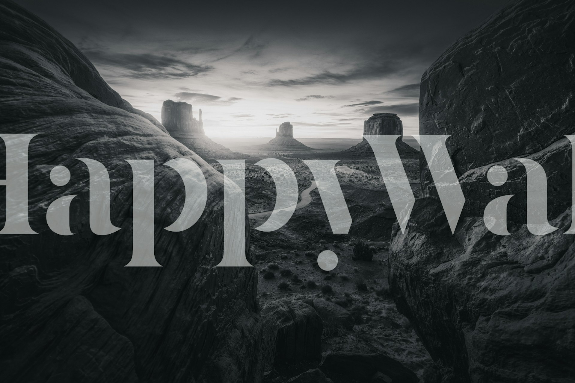 Papier peint élégant présentant des formations rocheuses majestueuses