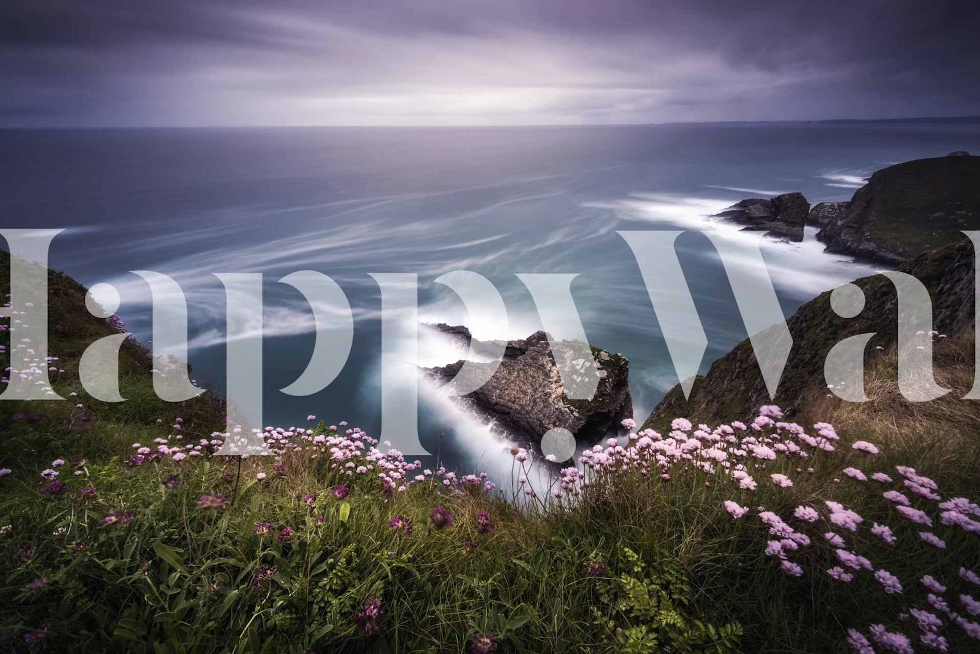 Cliffside tapet i et rum