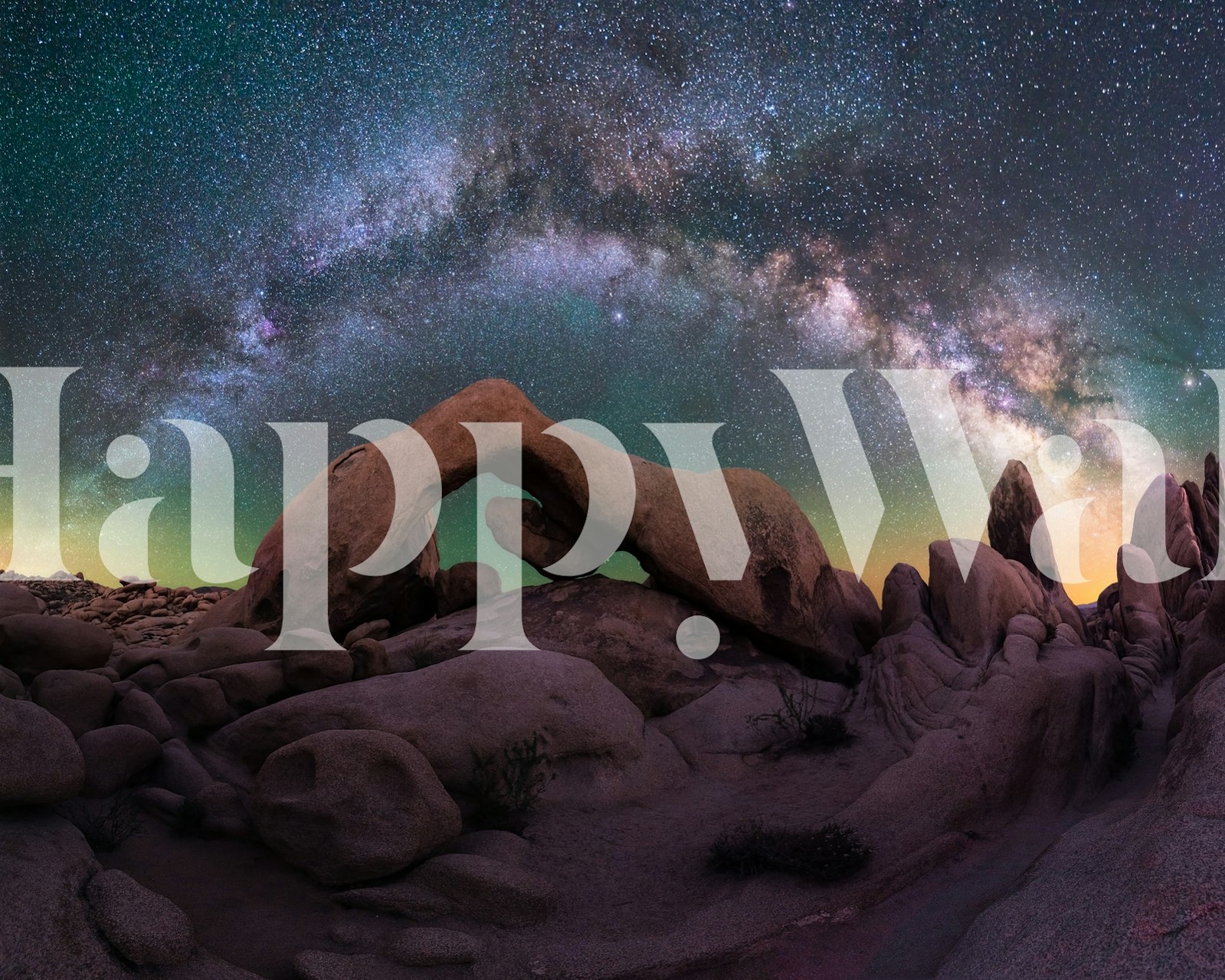 Archs Gallery wallpaper displayed in a room