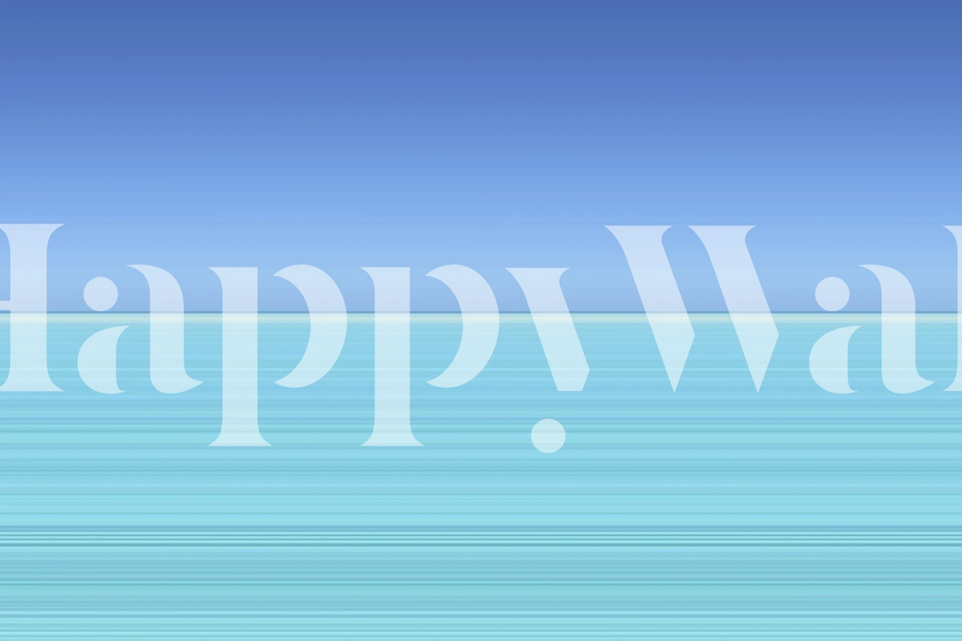 Blue gradient striped wallpaper with soft hues