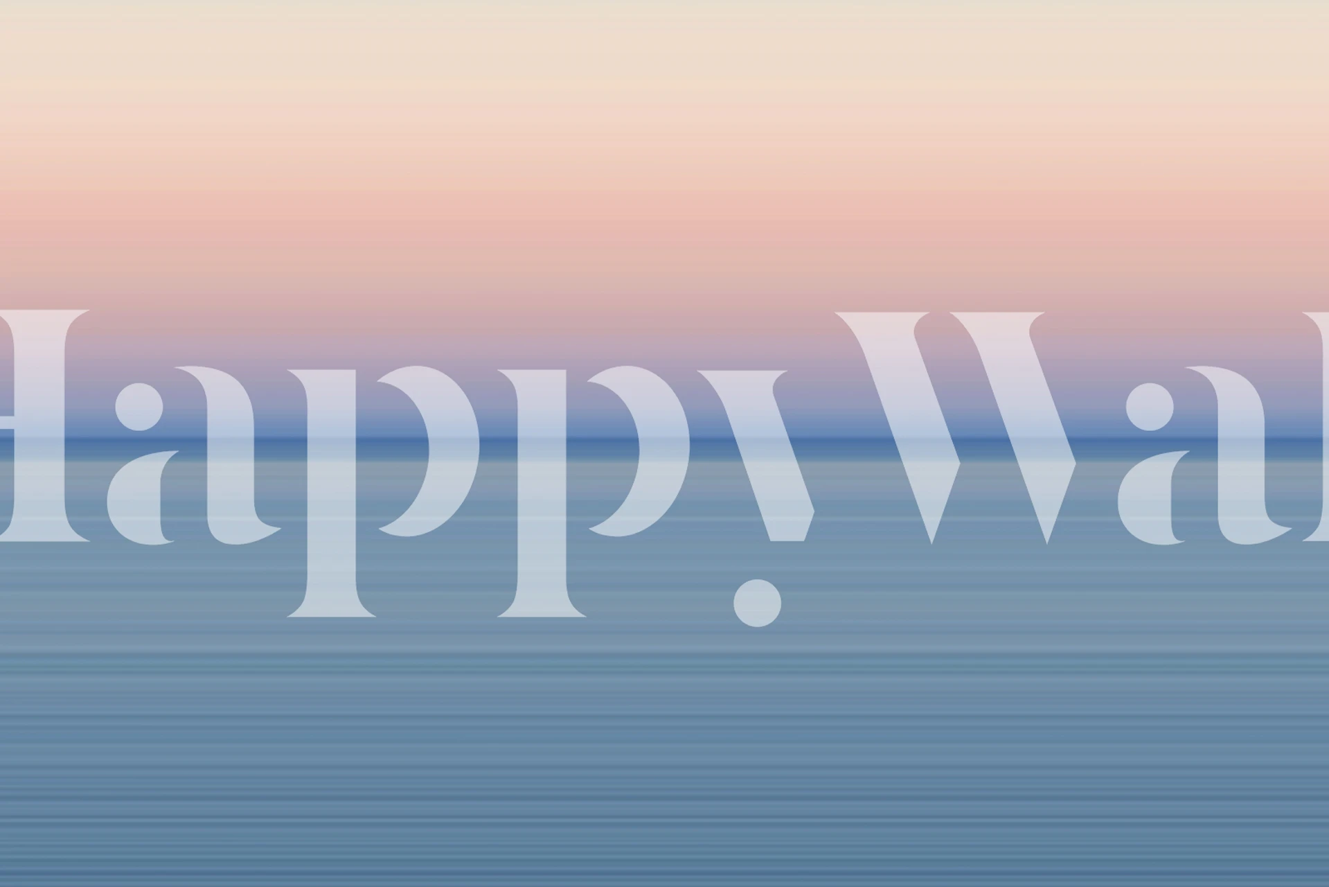 Linje Sunset wallpaper in a room setting