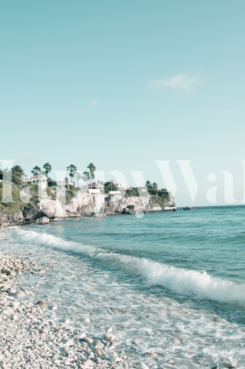 Caribbean Coast wallpaper in a room
