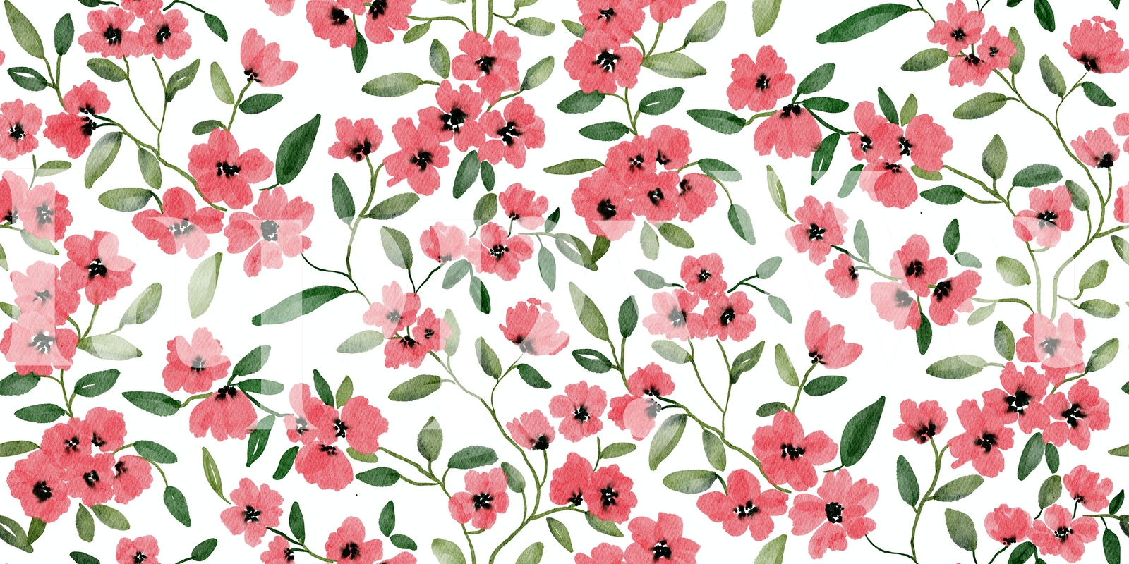 Bright Pink Wildflowers Wallpaper - Happywall.com