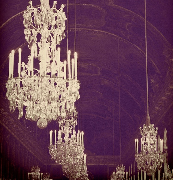 Purple Chandelier