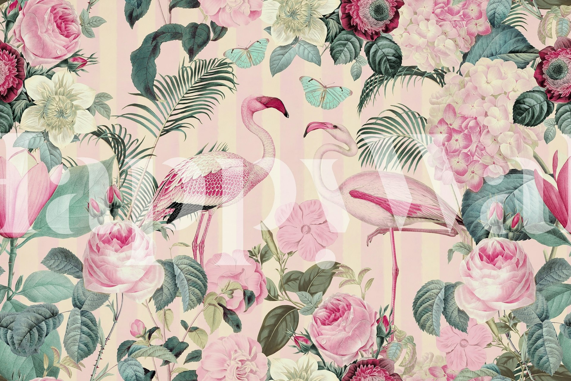 Flamingo Pastel Dream tapetdesign