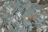 Tropical Bird Paradise wallpaper