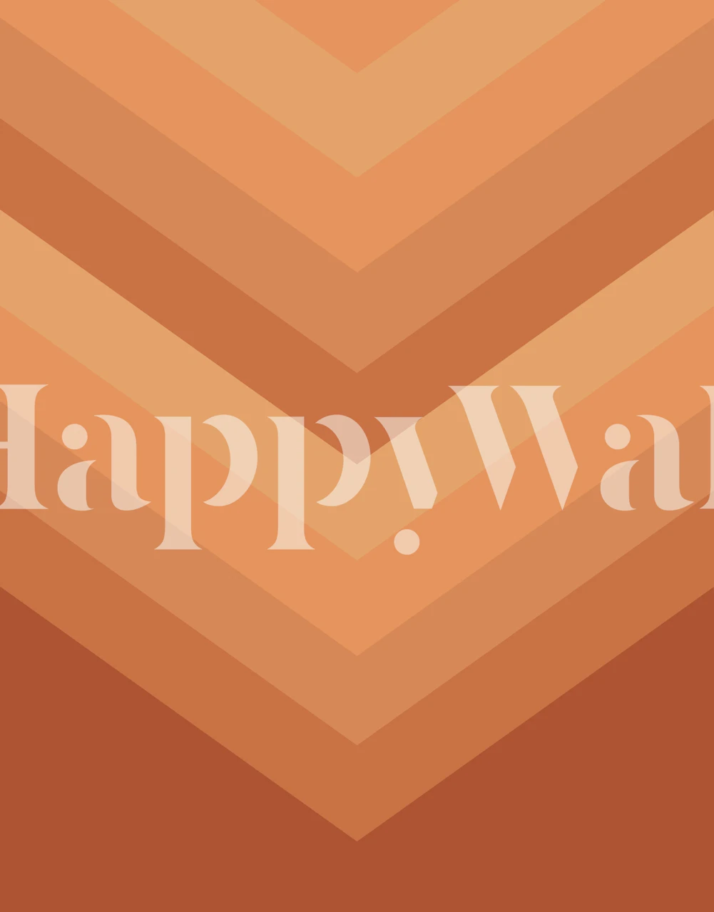 Retro Summer Chevron 6 wallpaper in a room