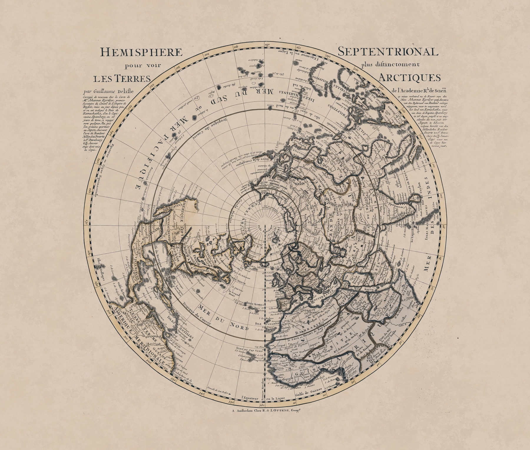 Northern Hemisphere Map Display 