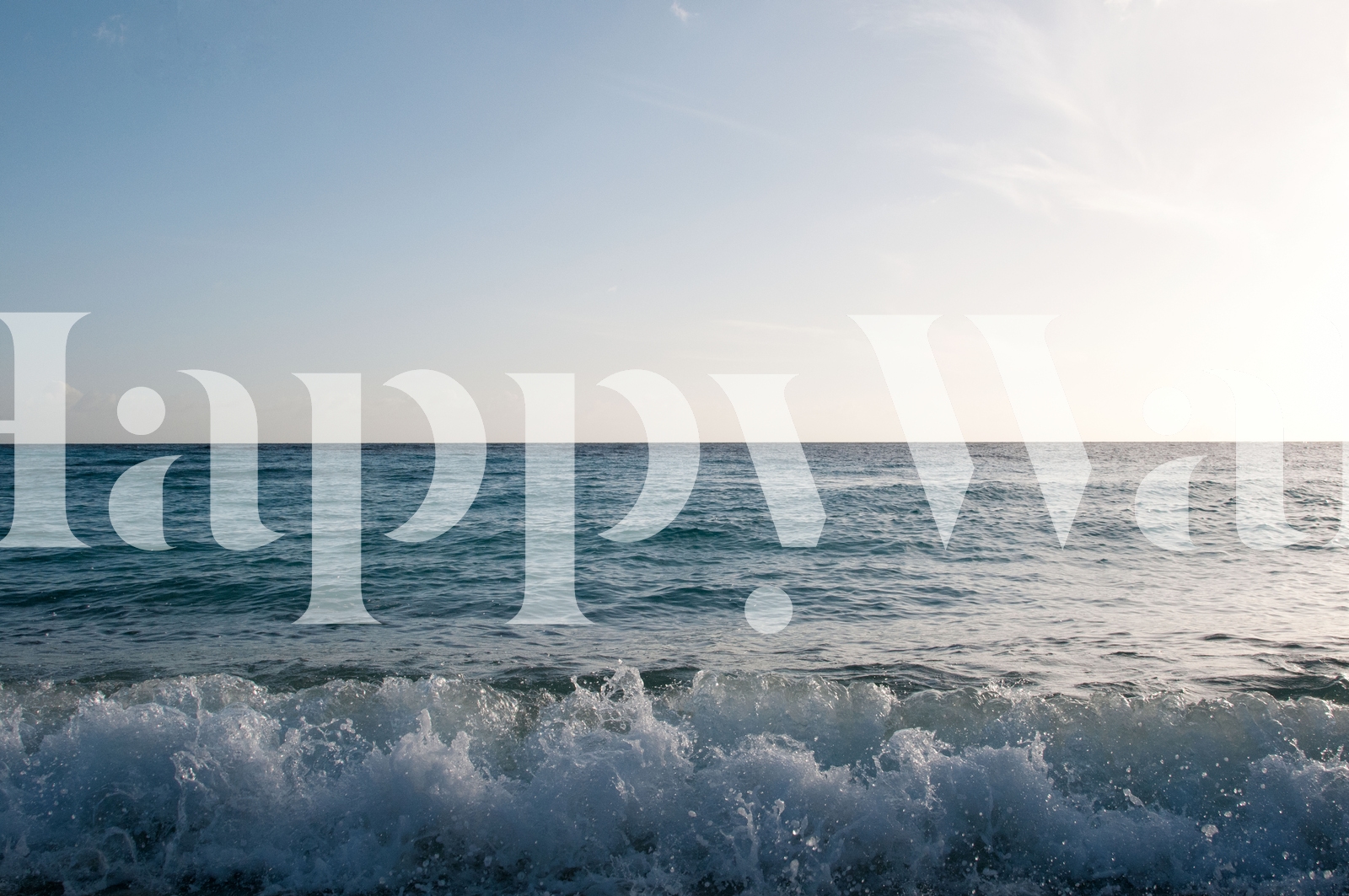 Blue Ocean Waves Dream 1 Wallpaper - Shop Now on Happywall