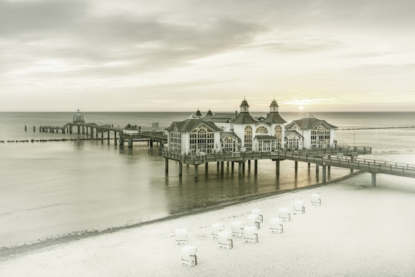 BALTIC SEA Sellin Pier sunrise
