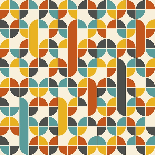 Mid Century Modern Geometric 1