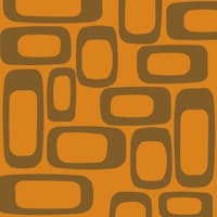 Square Pattern Seventies Color papel pintado