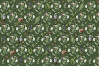 Bird Green papel de parede