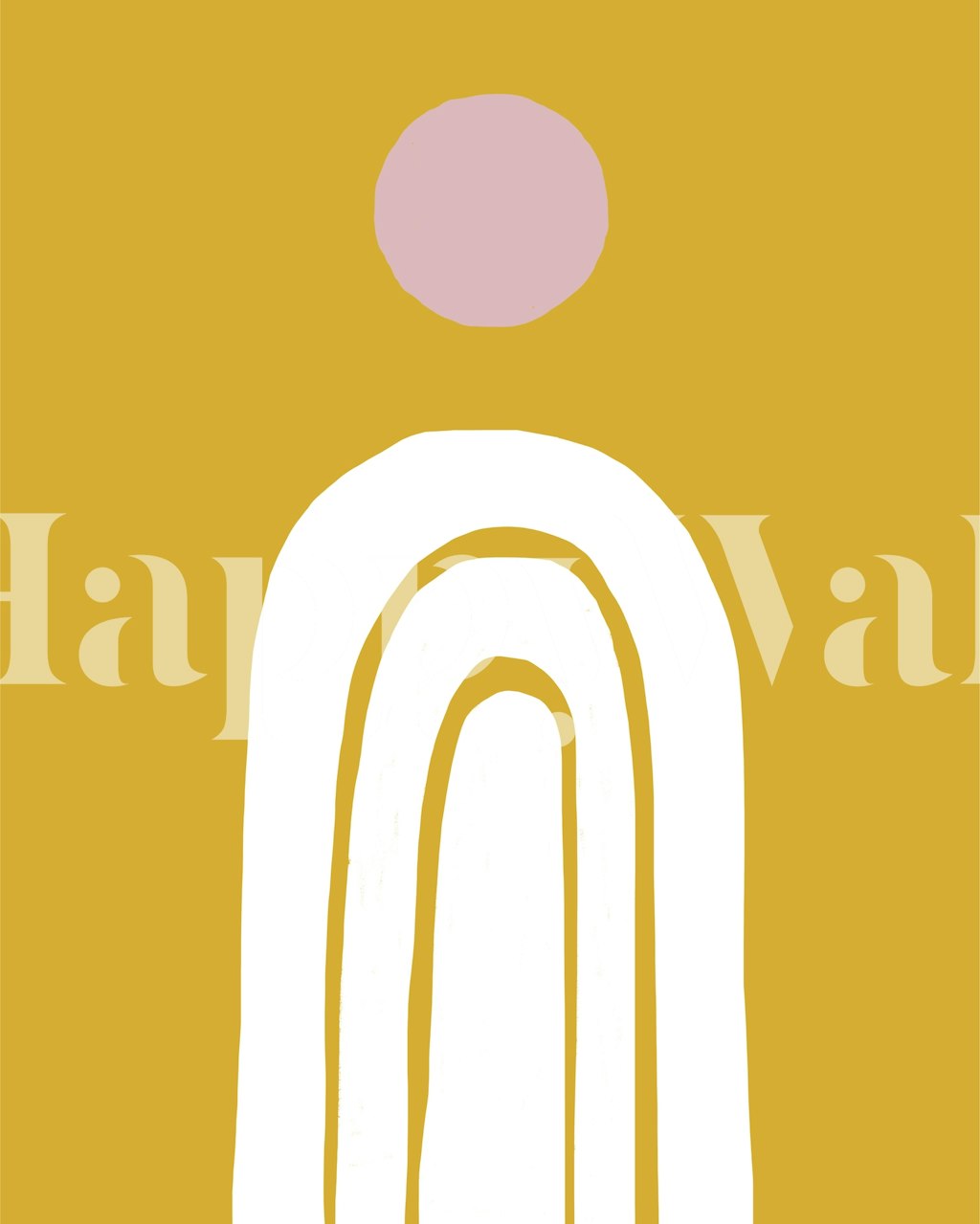 Abstract rainbow ταπετσαρία σε μια άνετη δωμάτιο