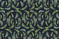 Leaf Back Blue wallpaper