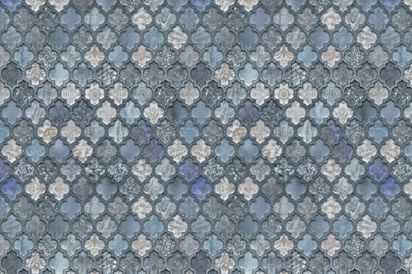 Vintage Moroccan Tiles Blue