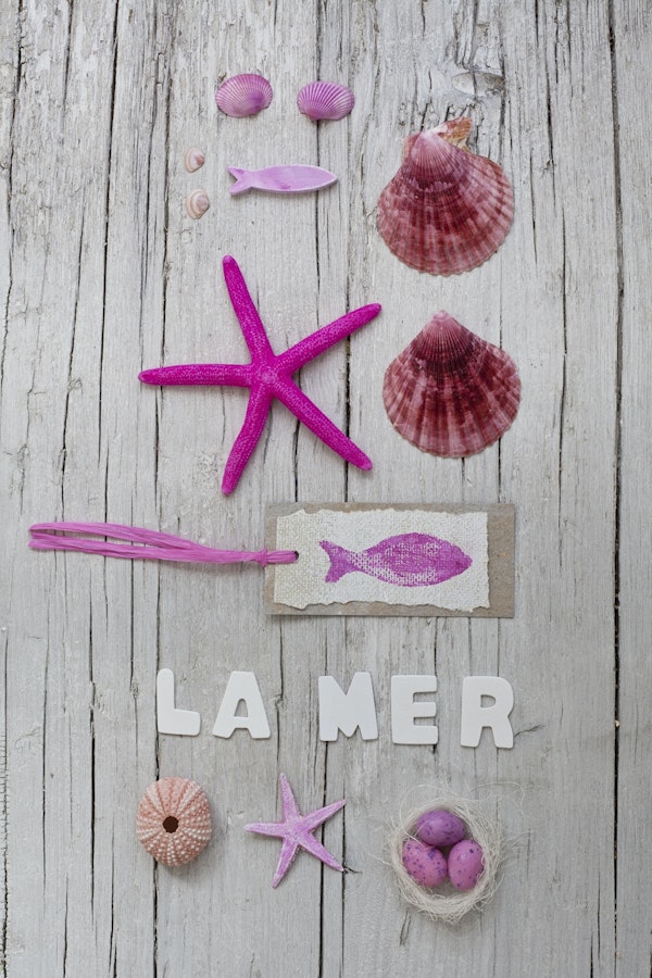 La Mer Pink Beach Collage