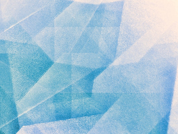 Abstract Blue Paint Texture